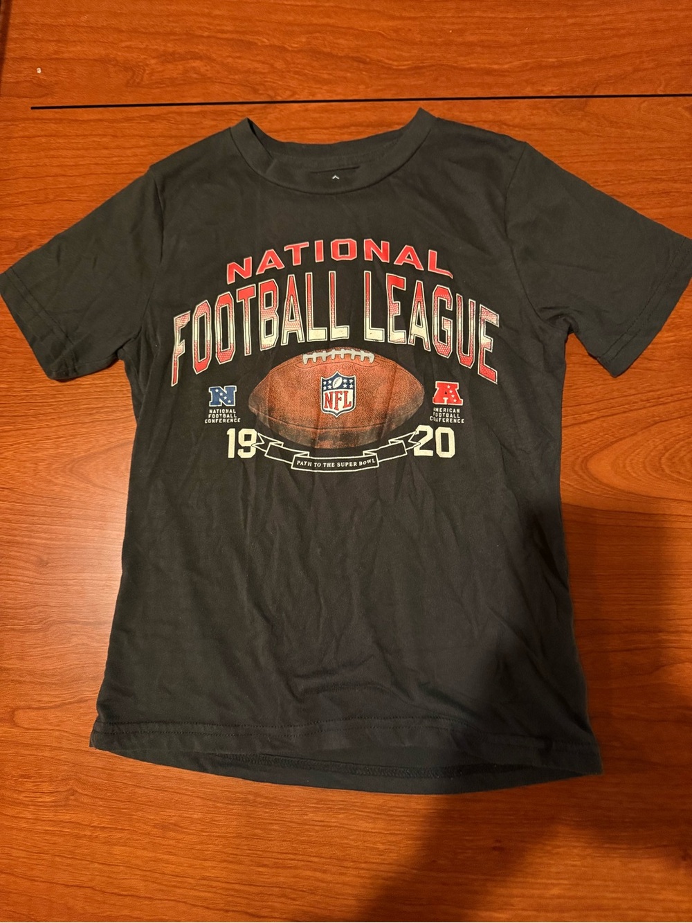 Vintage NFL 'National Football League' Black Graphic Tee